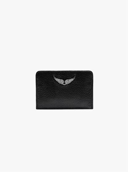 ZV pass grained leather kortholder