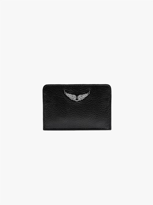 ZV pass grained leather kortholder