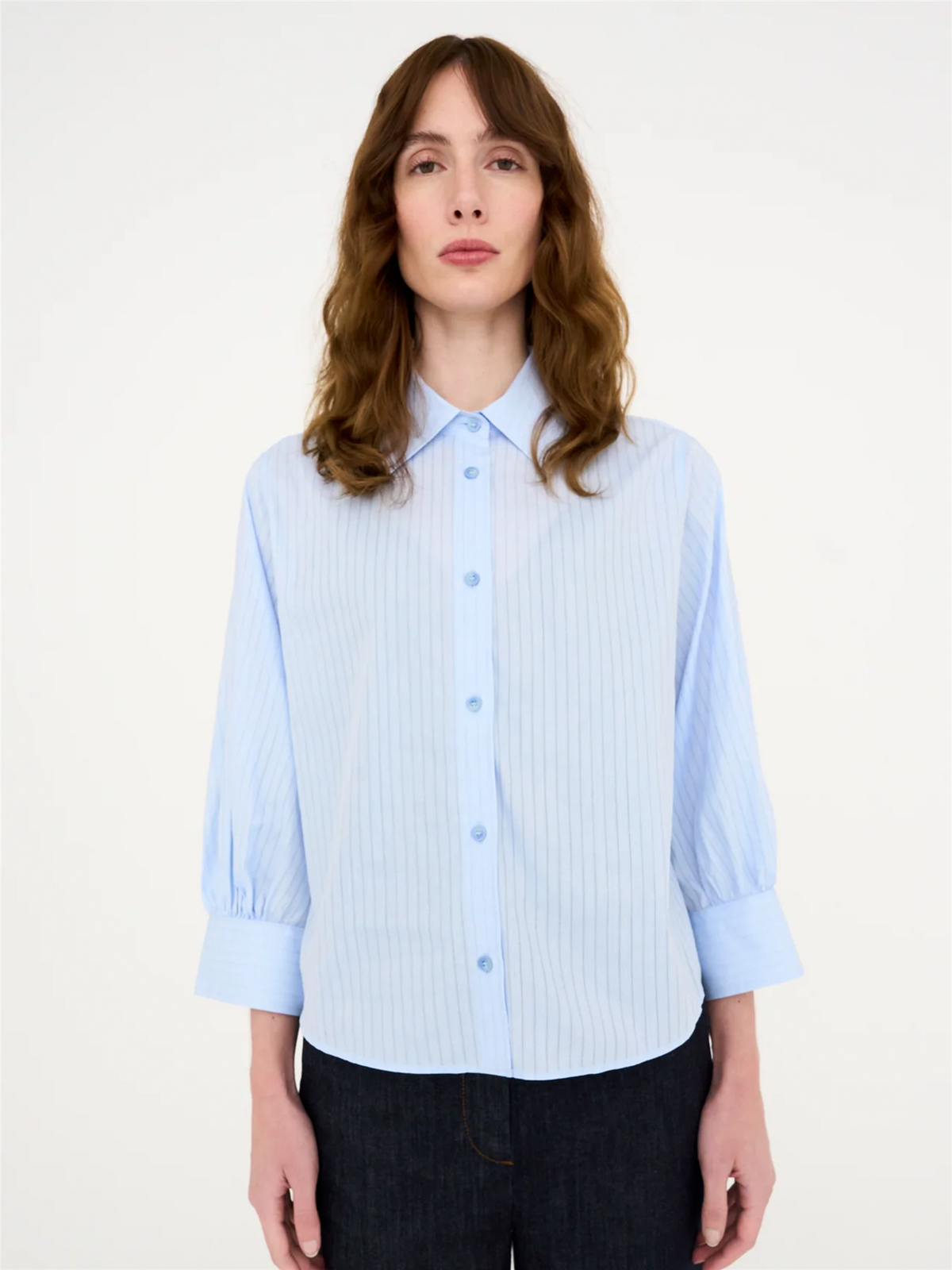 Hepburn Shirt Pale Blue