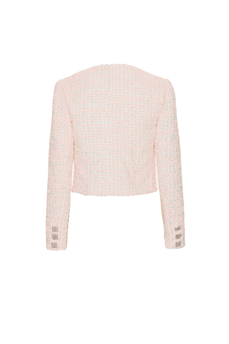 Boucle cropped jacket