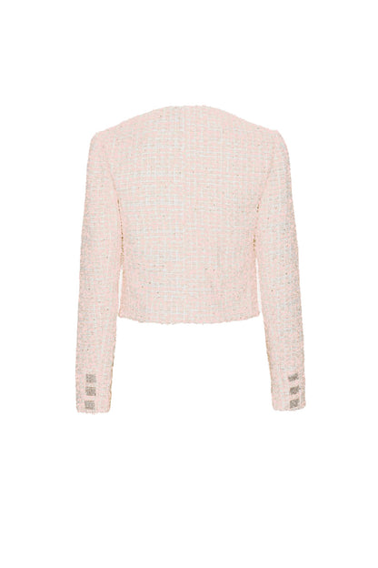 Boucle cropped jacket