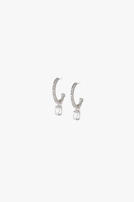 Emilia Earrings Rhodium