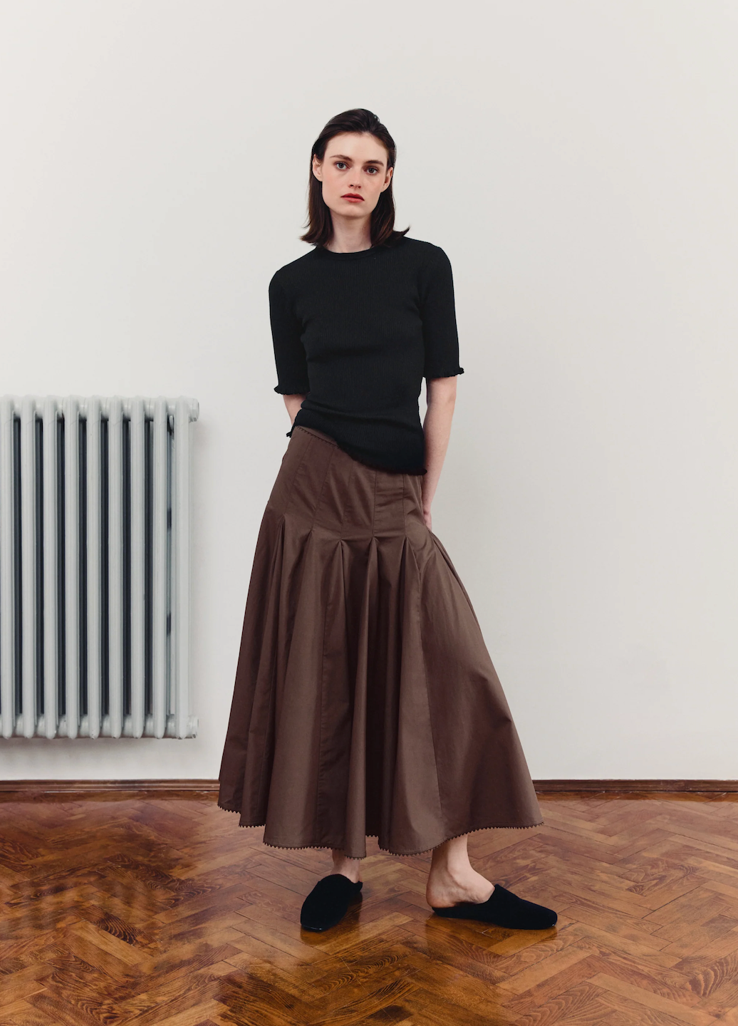 Dasha poplin skirt
