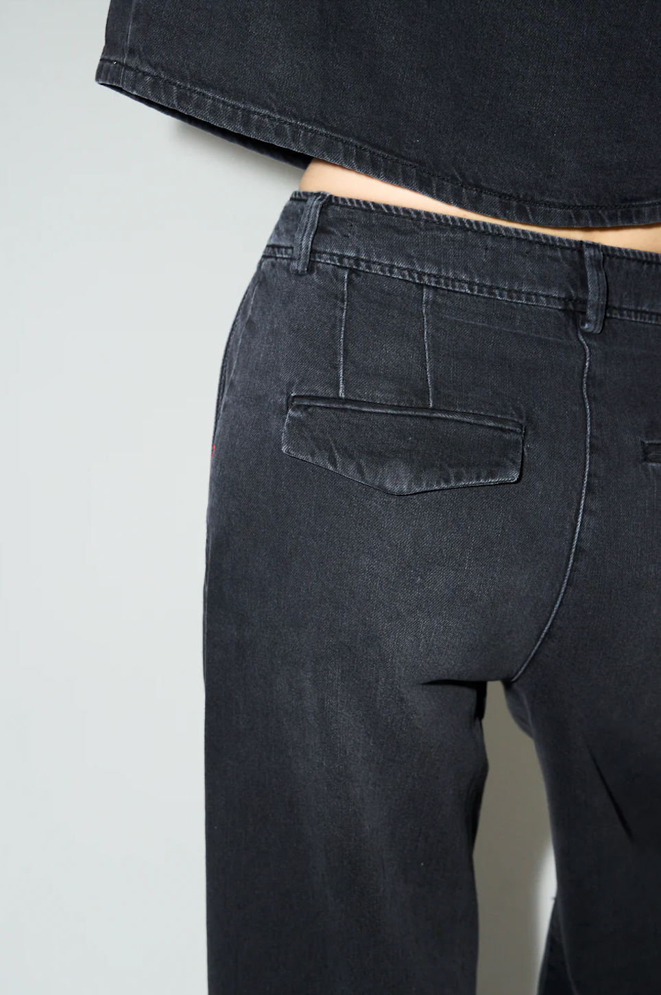 Ellen french jeans wash milano black