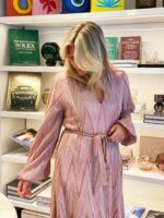 Pink lurex kjole - Bilde 2