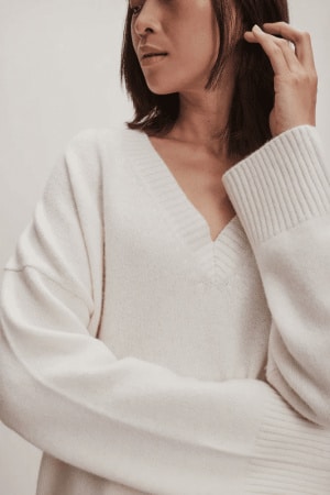 Chunky v-neck - Bilde 4