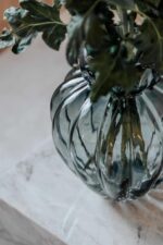 Audrey Vase Large Petrol Blue - Bilde 3
