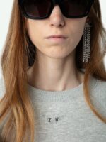 Sweatshirt upper wings strass - Bilde 3
