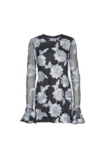 flower mesh mini dress - Bilde 3