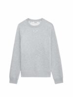 Sweatshirt upper wings strass