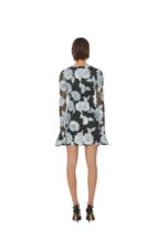 flower mesh mini dress - Bilde 6