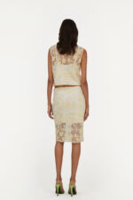 Flower beads pencil skirt - Bilde 4