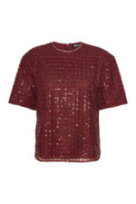Beaded oversized top