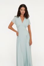 Maxi v- neck dress - Bilde 2