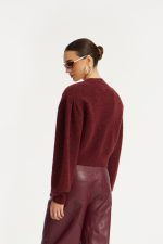 Knit puffsleeve cardigan - Bilde 4