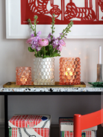 Hurricane Lamp Boule Rose - Bilde 2
