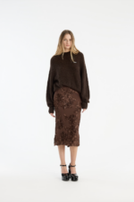 Flower mesh pencil skirt - Bilde 2