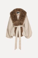 Faux Fur Collar Jacket