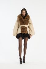 Faux Fur Collar Jacket - Bilde 2