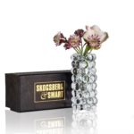Hurricane  boule mini vase clear