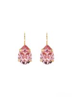 Mini Drop Clasp Earring Gold Light Rose