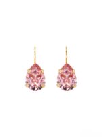 Mini Drop Clasp Earring Gold Light Rose