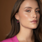 Mini Drop Clasp Earring Gold - Bilde 2