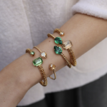 Daria Bracelet Gold Peridot Chrysolite - Bilde 2