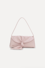 Leather knot scarf bag