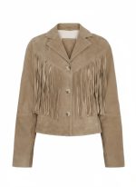 Blazer with fringe