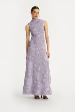 Flower mesh maxi dress - Bilde 4