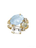 Mini Carolina Ring Gold Sky Combo