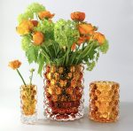 Hurricane boule mini vase amber - Bilde 2
