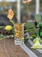 Hurricane boule mini vase amber - Bilde 3