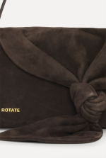 Suede knot scarf bag - Bilde 3