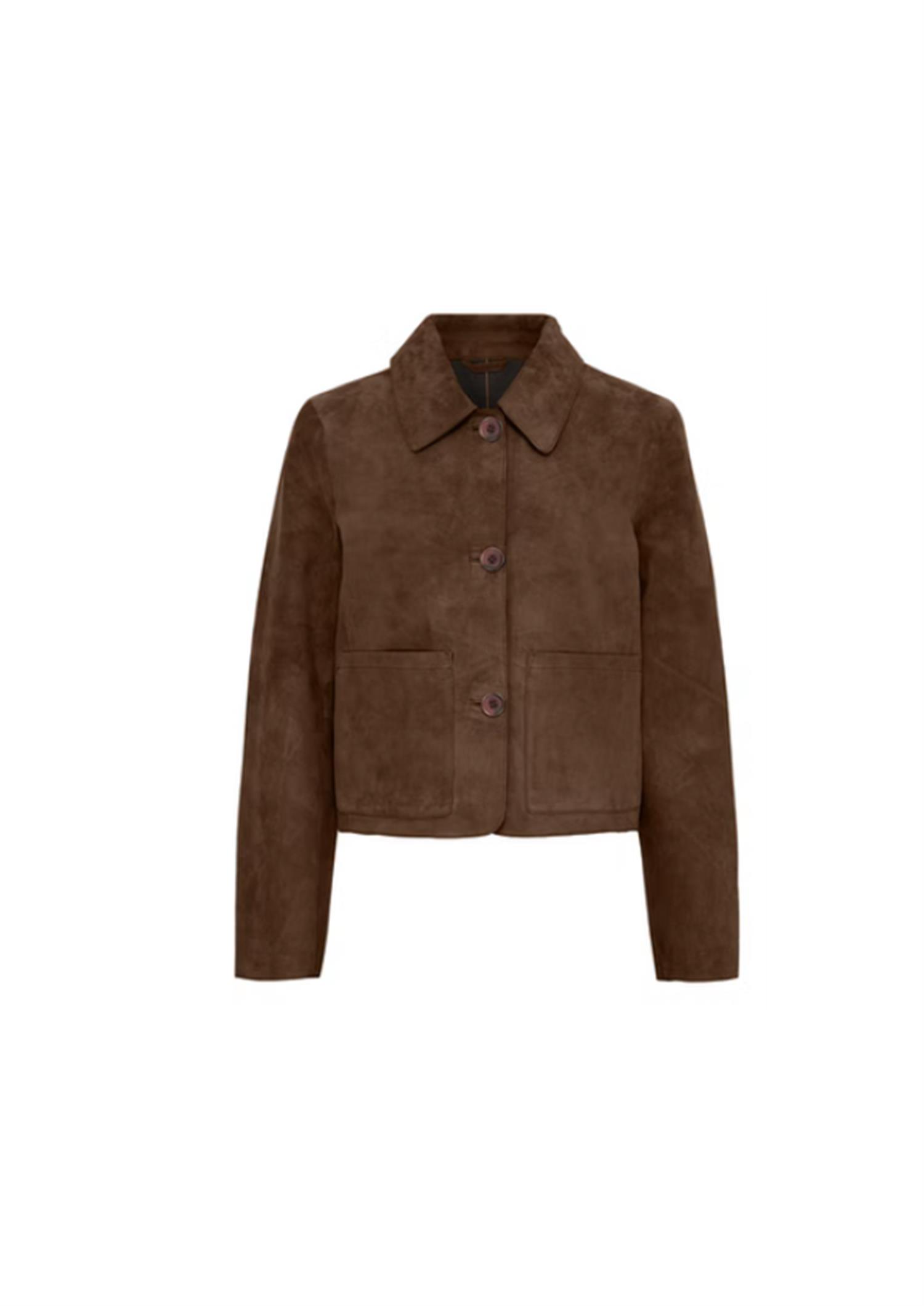 7eb3d1ac-9c69-41ff-80ab-ac2159ff75fb.jpg Sonja Suede Jacket - Bilde 1