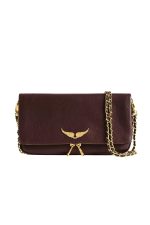 Rock Grained Leather clutch