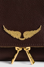 Rock Grained Leather clutch - Bilde 5