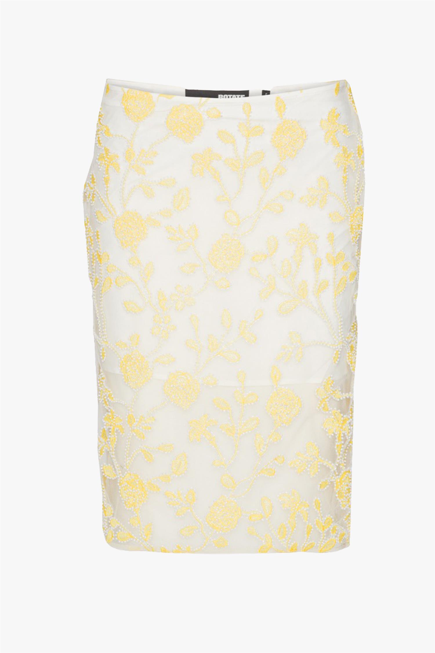 13512385-f7d6-4714-9877-c0c72af5ca05.jpg Flower beads pencil skirt - Bilde 1