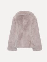 Faux Fur Flared Jacket - Bilde 2