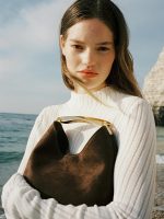 Small Boomerang suede brownie - Bilde 3