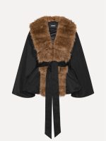 Faux Fur Collar Jacket