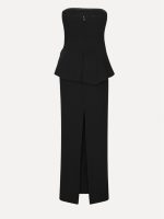 Long Flower Strapless Dress - Bilde 2