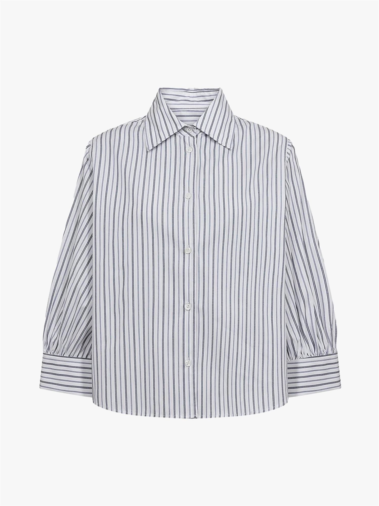 710943f9-e94f-461f-904b-8595c01eca46.jpg Key Hepburn Shirt Wash Cannes Stripe - Bilde 1