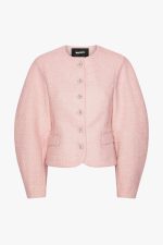 Cocoon sleeved jacket
