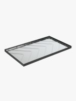 Herringbone tray clear