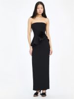 Long Flower Strapless Dress - Bilde 4