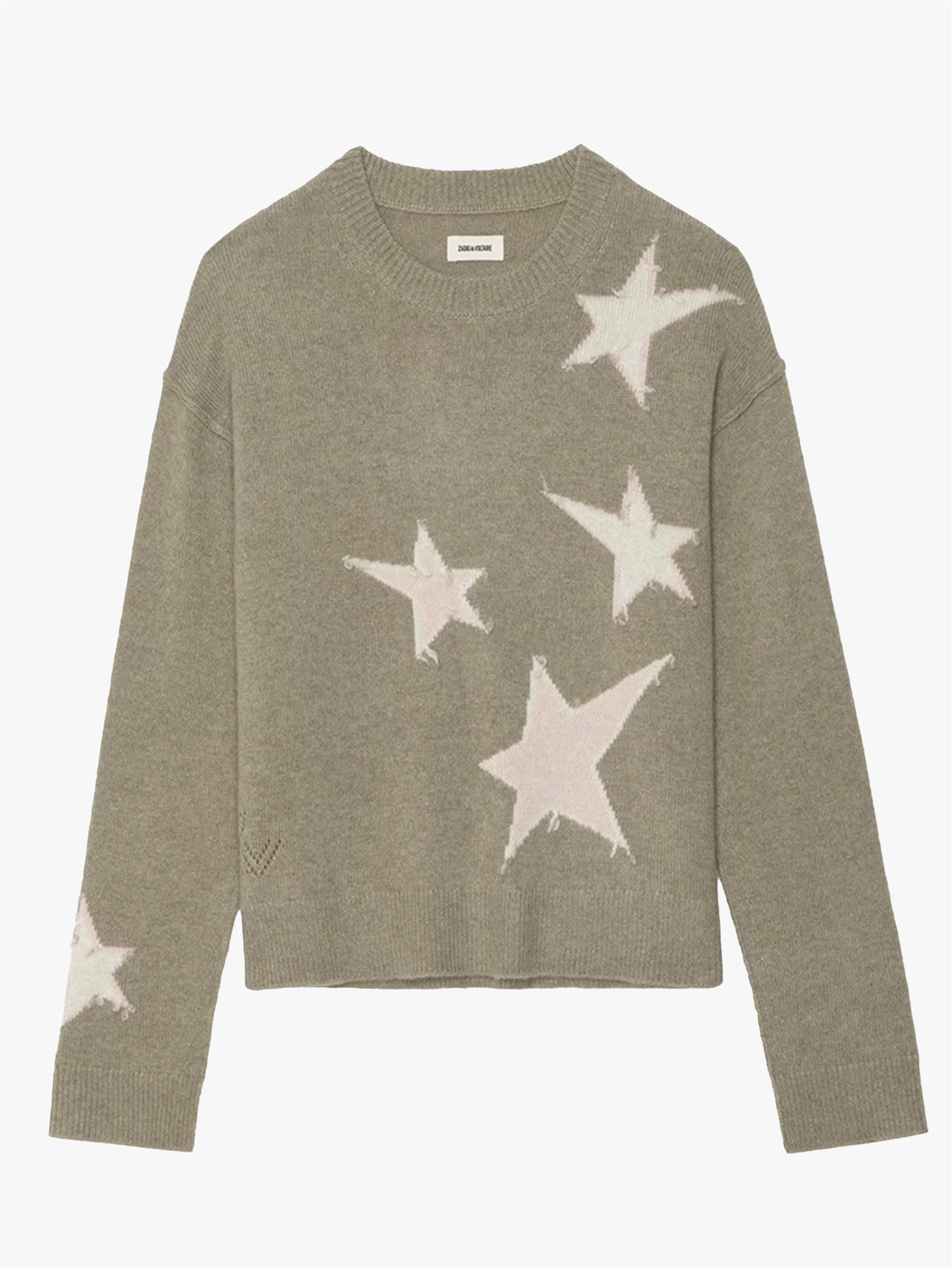 be77b0cc-2e65-4a98-a41c-2b998ad6c83a.jpg Markuz stars jumper 100% cashmere - Bilde 1