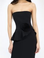 Long Flower Strapless Dress - Bilde 3